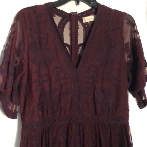 Burgundy Lace Dress from Altar’d State - Picture 2 of 4